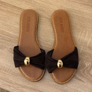Steve Madden Dispy Brown Suede Sandal Size 7